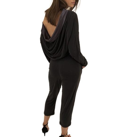 Diesel T Eira Tank Top Satin Dark Grey Blouse Women's Sz XS NEW - Picture 2 of 6